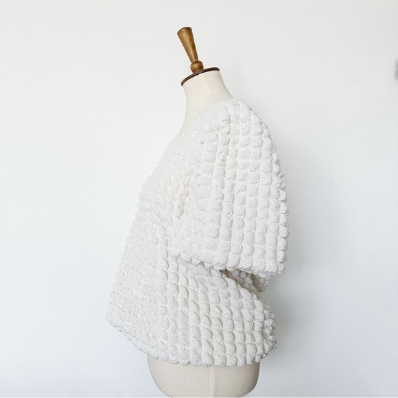 EENK S is for Somewhere Puffy Checkered Blouse - Picture 3 of 7